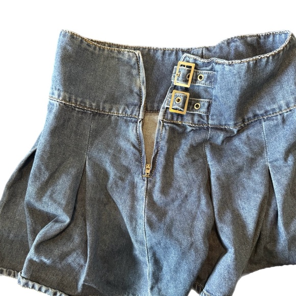 Princess Polly Blue Denim Y2K Skater Skirt *Please see measurements* - Picture 8 of 10